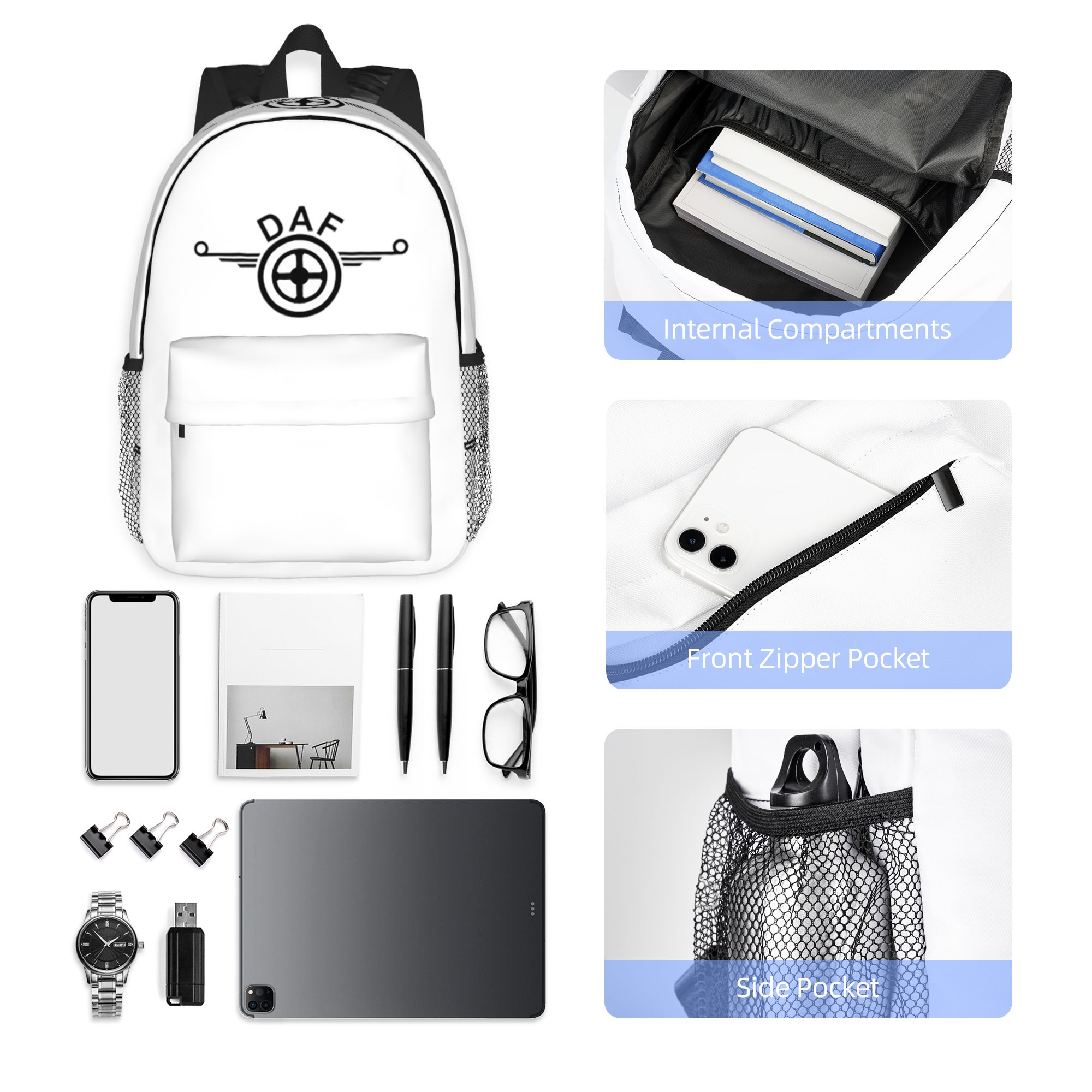 Women Bags Vector - Daf Truck Logo Rucksack mit Vektordesign,