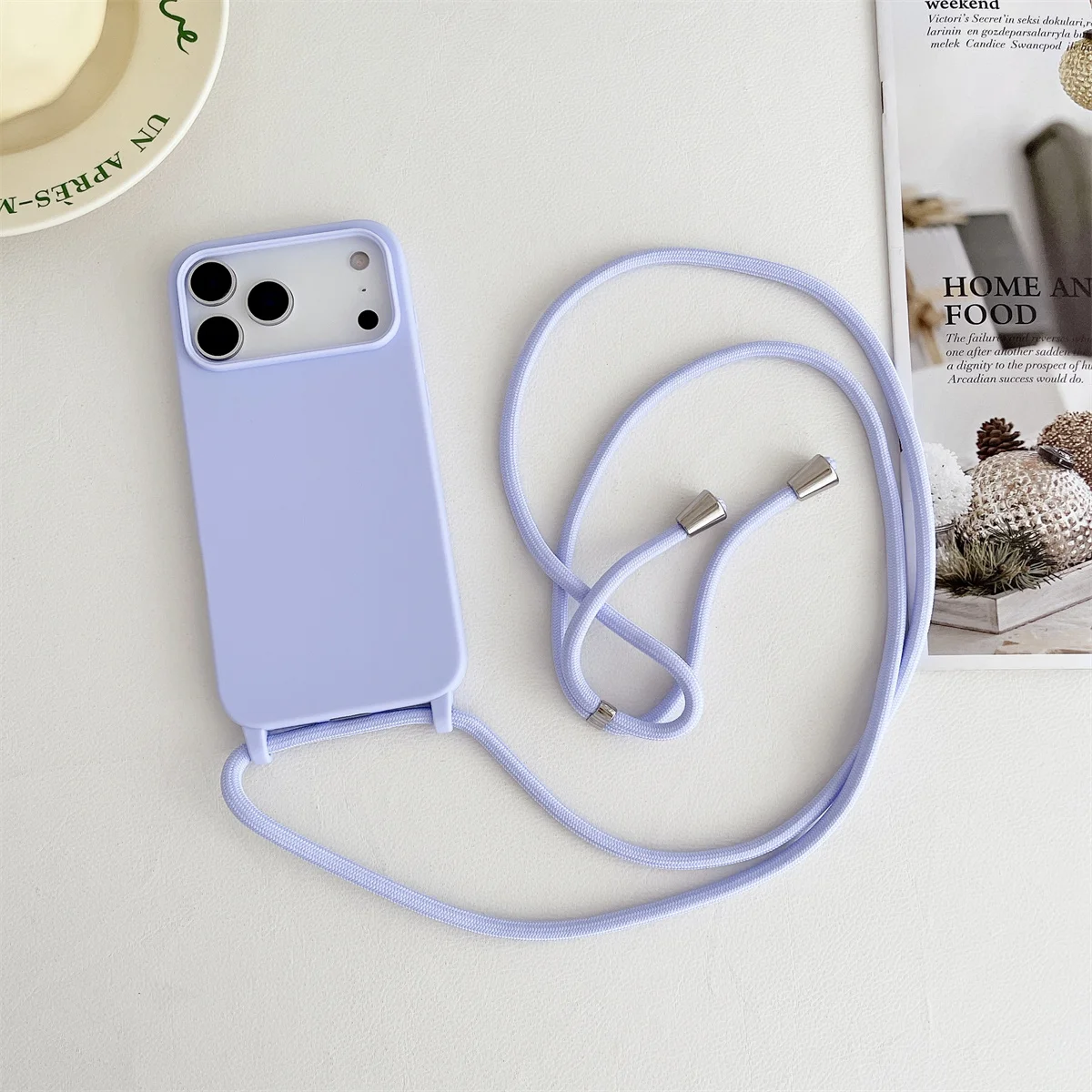 Phone Bag Crossbody - Crossbody Lanyard Flüssigsilikon Weiche Handyhülle für