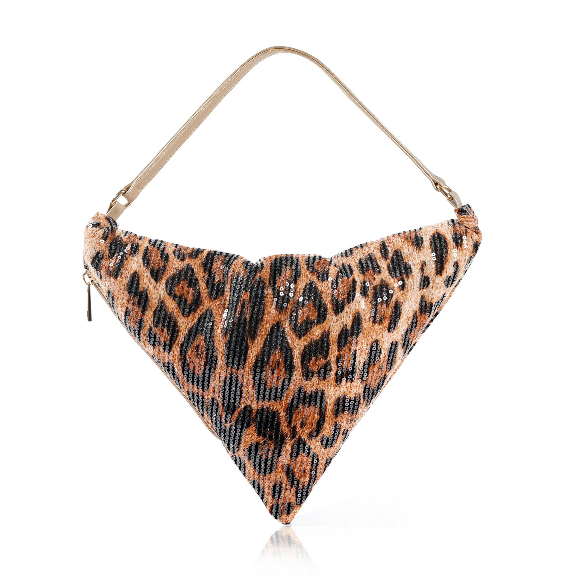 Women Bags In Trend - Leopardenmuster Halbmondtasche Schulter-Crossbody-Handtasche Damen 2026 Frühling