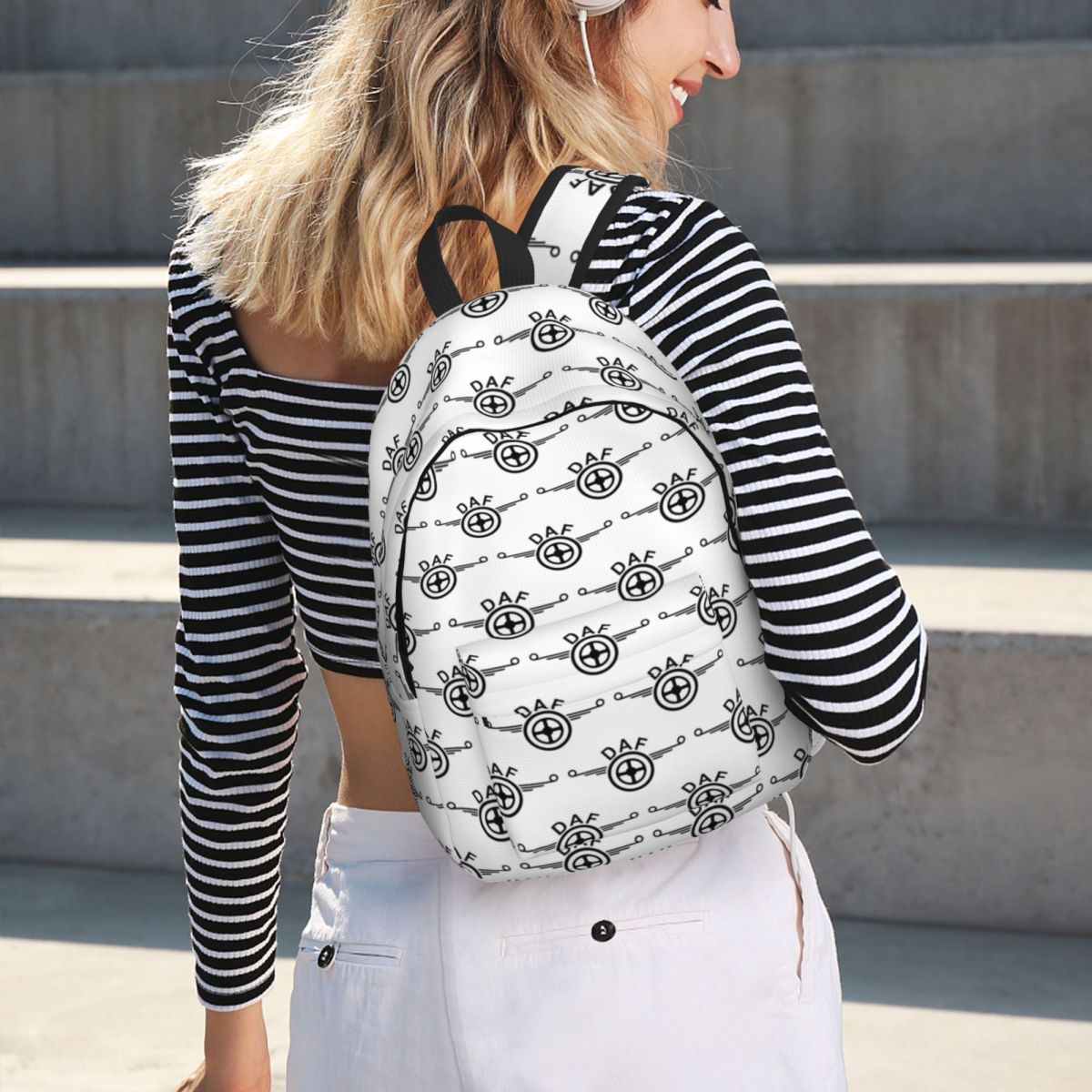 Women Bags Vector - Daf Truck Logo Vector Design Rucksack,