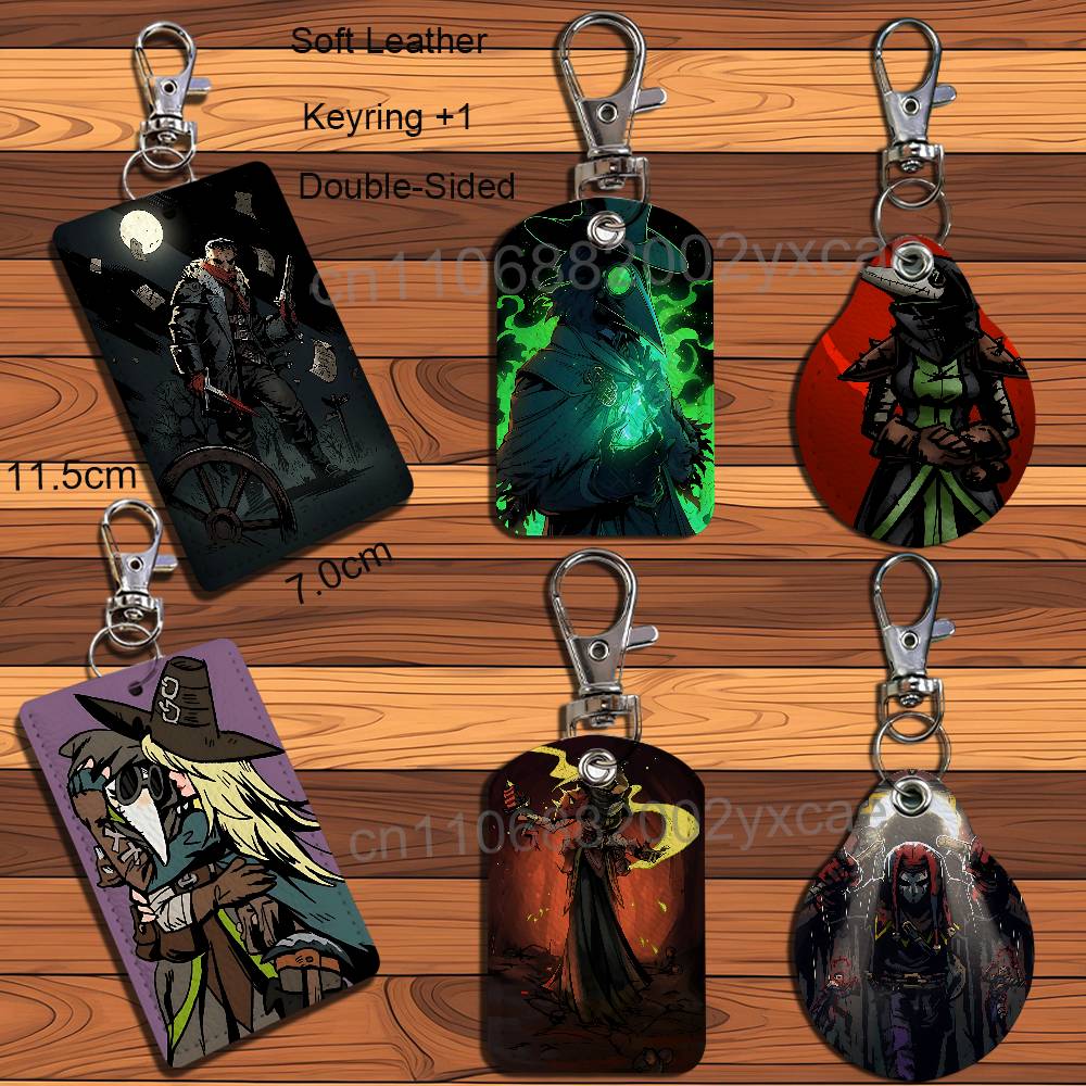 Doctor Bag Leather - Plague Doctor Darkest Dungeon Rechteckiges Ausweishüllen-Set