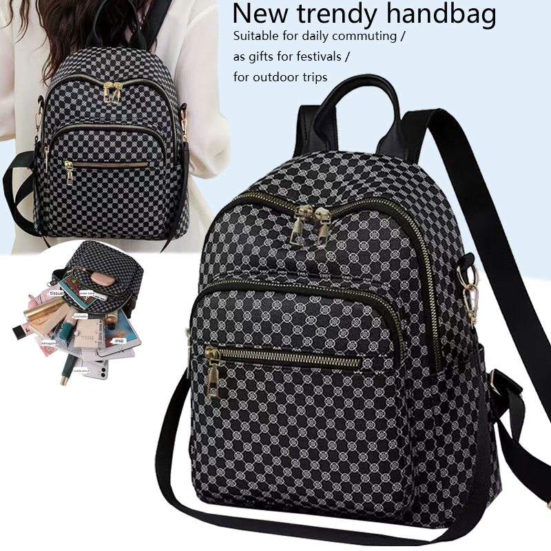 Women'S Bags Going Out - Schicker Vintage-Rucksack mit geometrischem Muster aus