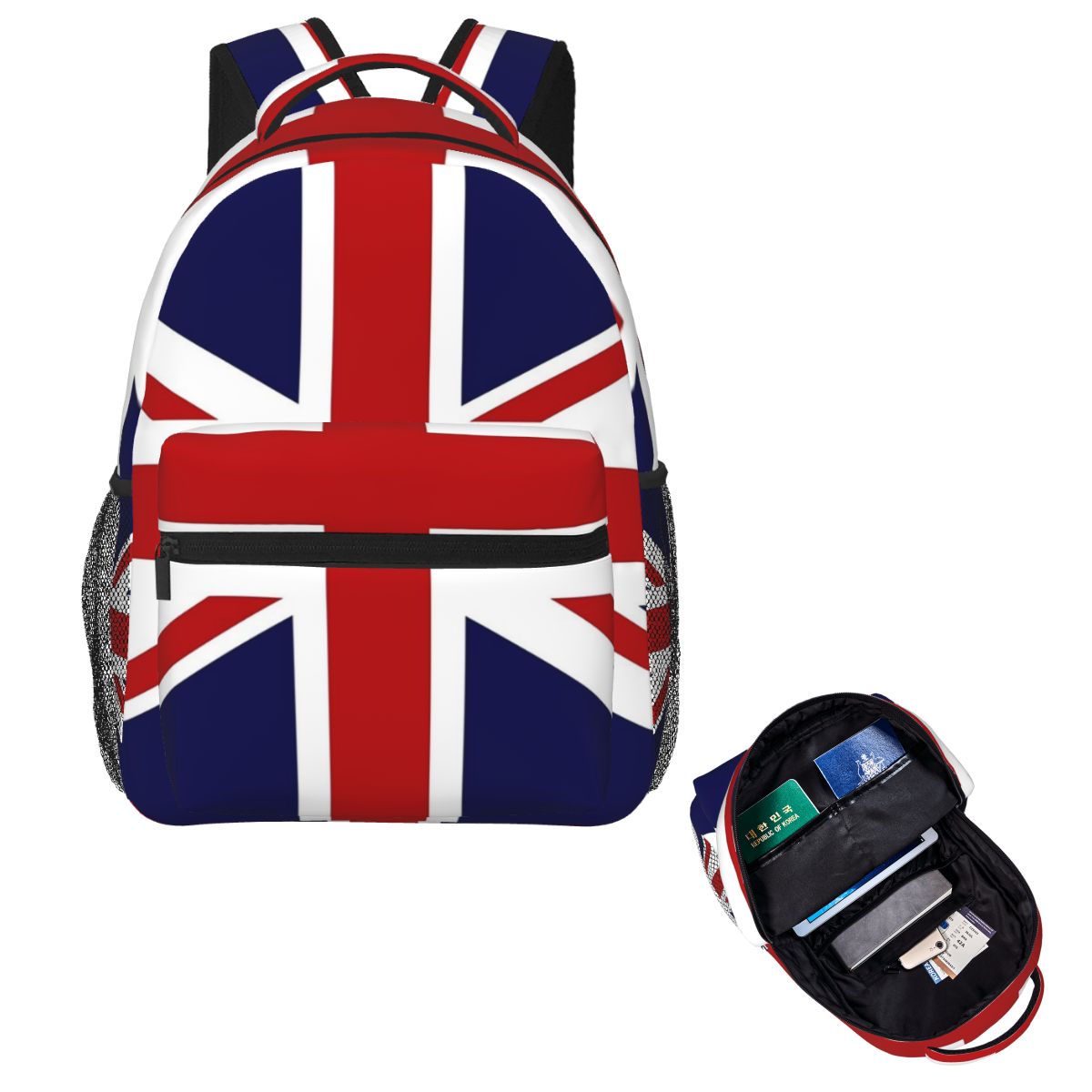 Women Bags Uk Sale - Rucksack mit Union Jack-Flagge des Vereinigten