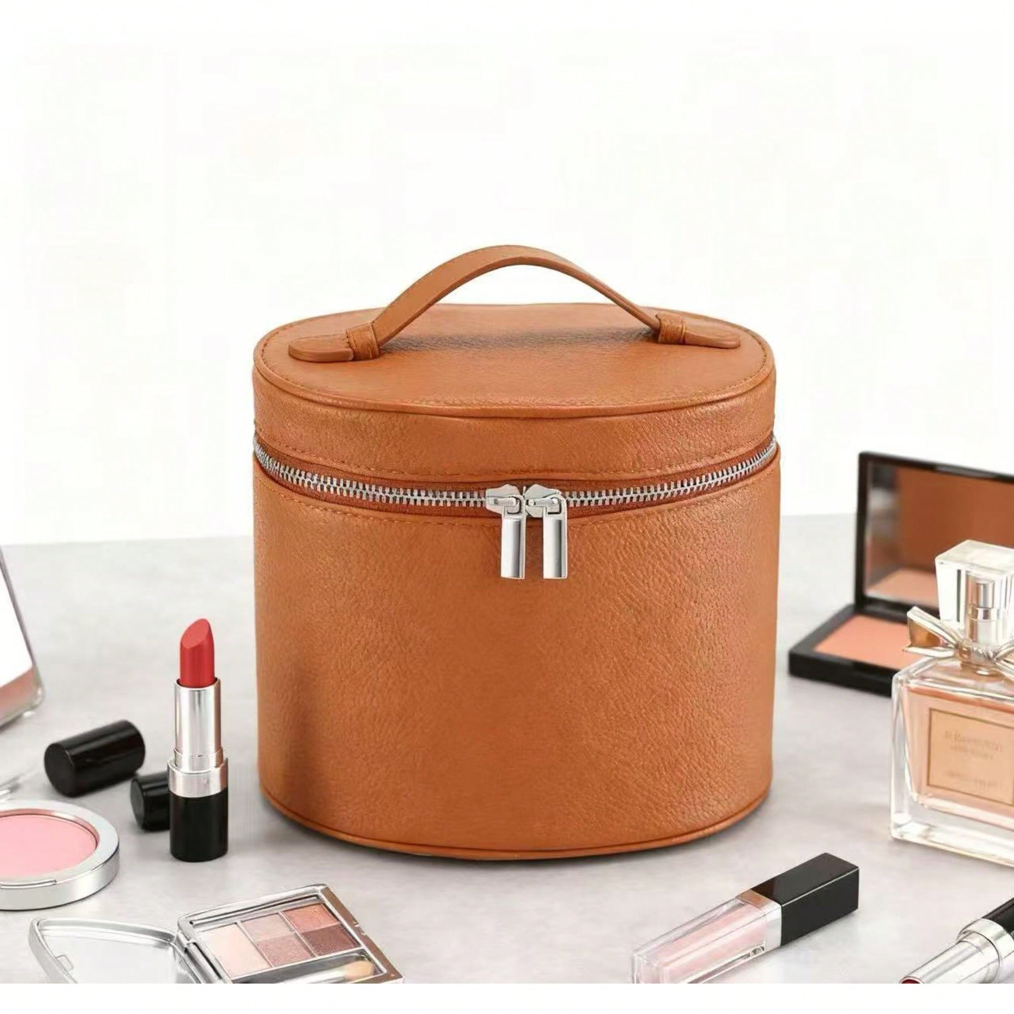 Women Vanity Bags - Reise-Make-up-Tasche mit herausnehmbarem Trenner, tragbare Kosmetiktasche