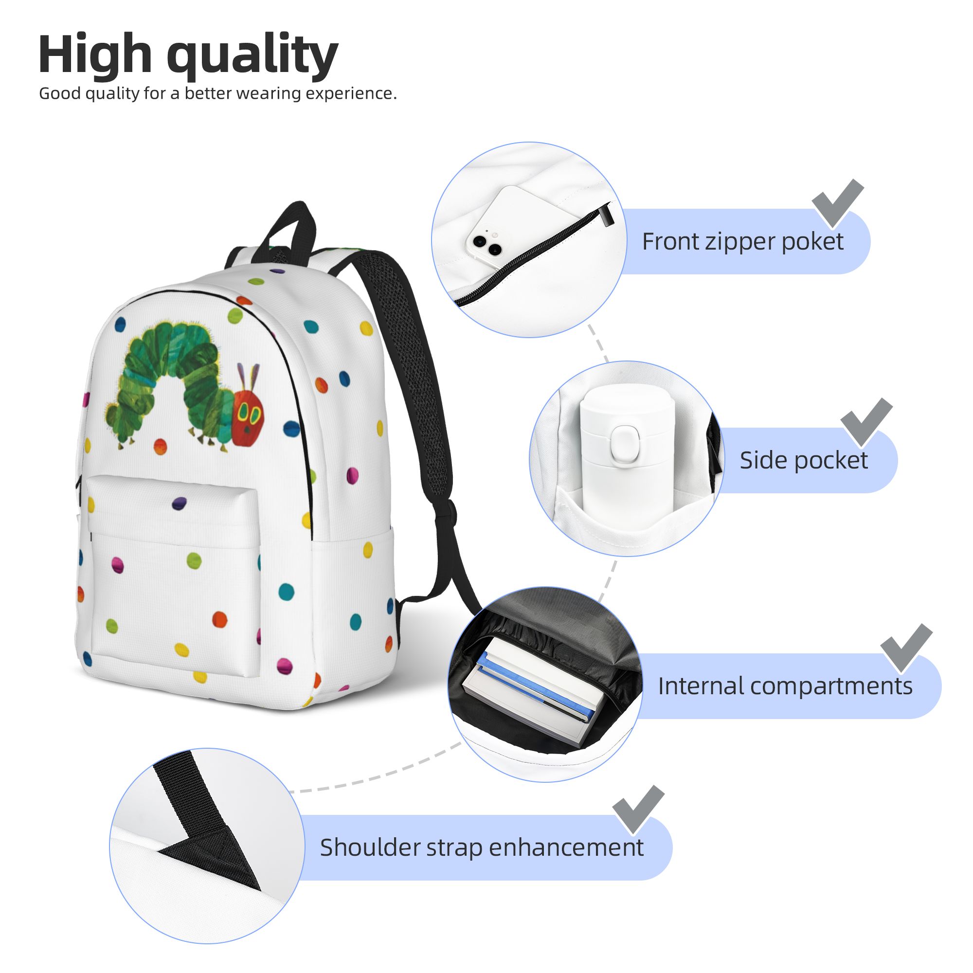 Very Hungry Caterpillars Dots  – Women'S Bags Very Bewertung und Preis