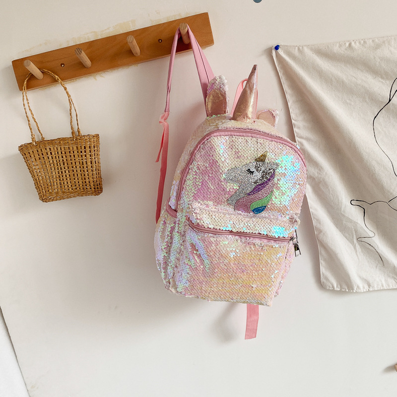 Pailletten-Einhorn-Rucksack Ro – Women'S Bags Going Out Bewertung und Preis