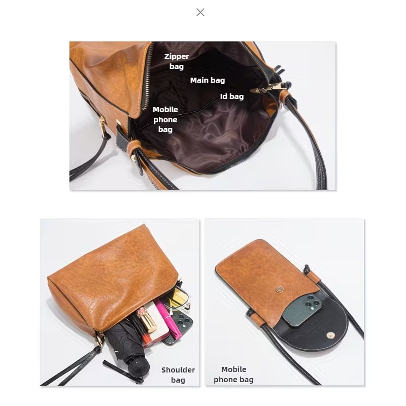 Damen-Taschenset - 4-teiliges  – Phone Bag Crossbody Bewertung und Preis