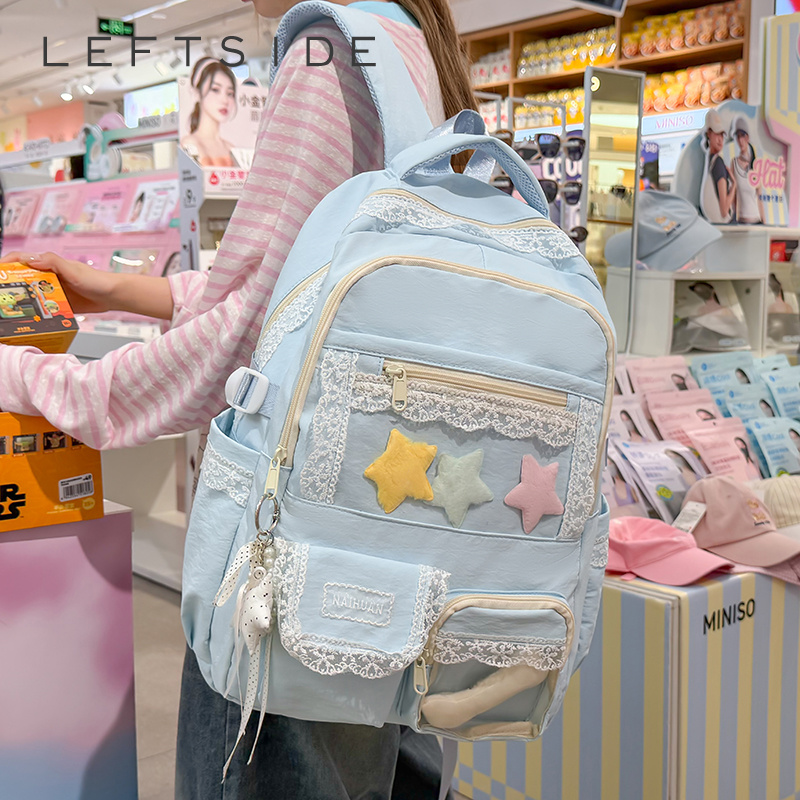Damen-Rucksack mit Spitzenverz – Women Bags In Trend Bewertung und Preis