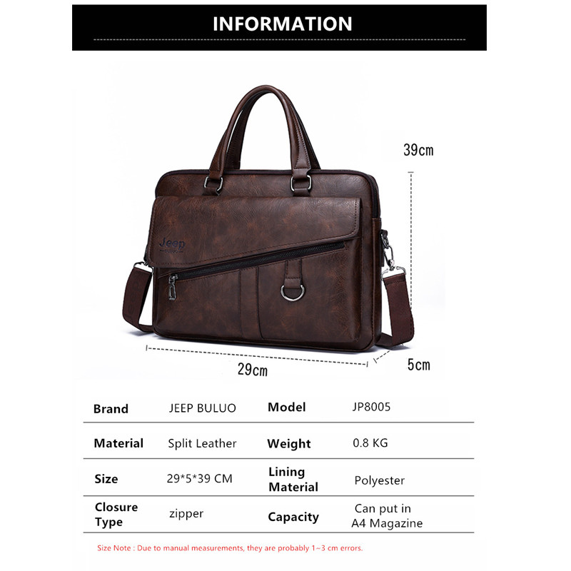 JEEP BULUO Männer Aktentasche  – Doctor Bag Leather Bewertung und Preis