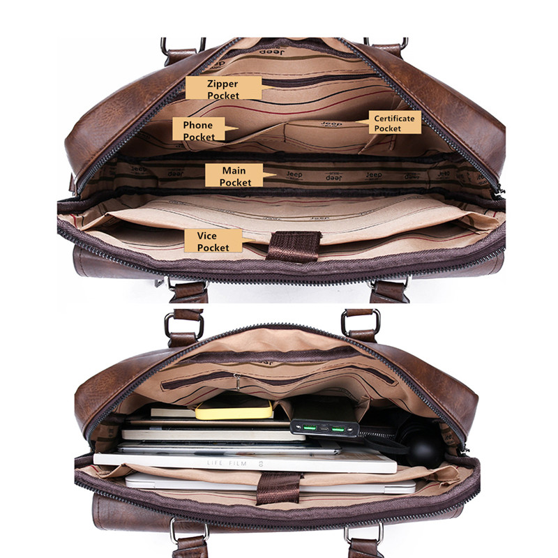 JEEP BULUO Männer Aktentasche  – Doctor Bag Leather Bewertung und Preis